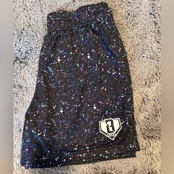Boys Black Speckled Shorts - Picture 3 of 4
